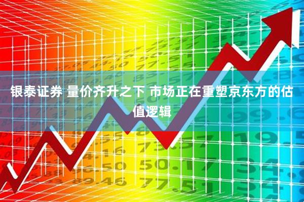 银泰证券 量价齐升之下 市场正在重塑京东方的估值逻辑